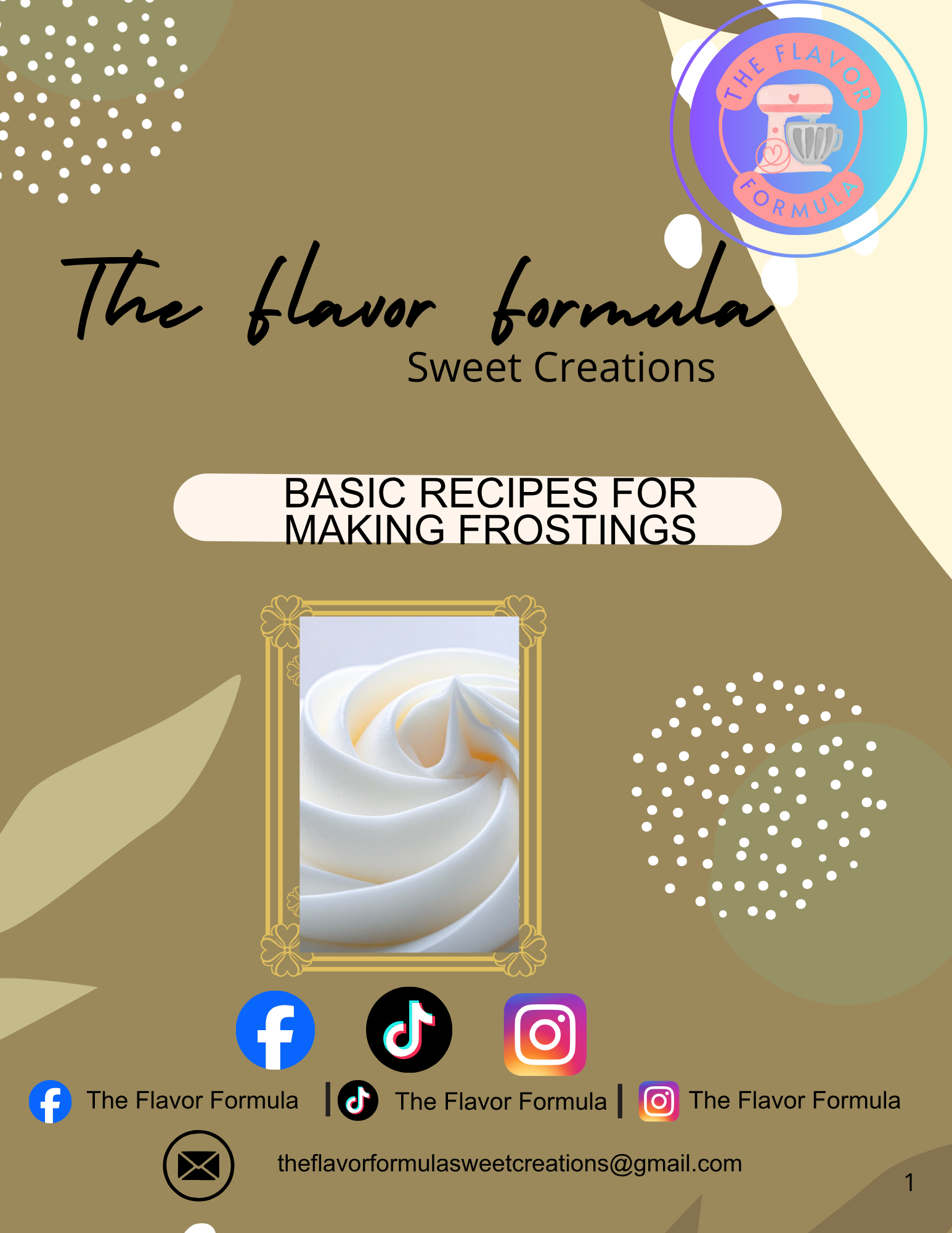 Basic Recipes for Making Frostings